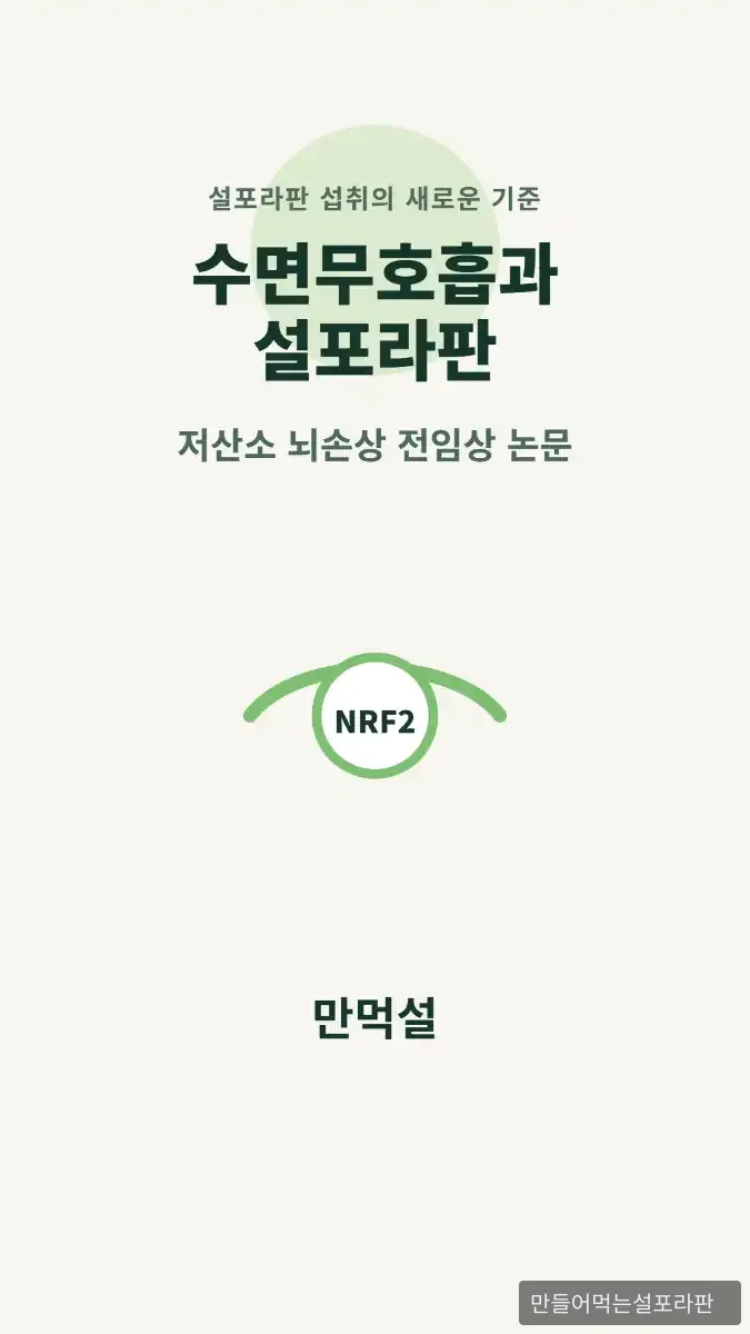 수면무호흡 관련 전임상 논문까지 슬립 1228의 학술 근거를 확장했습니다 - 1