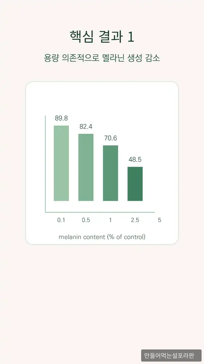 미백 기전 논문을 바탕으로 스킨 3607의 학술 근거를 확장했습니다 - 3